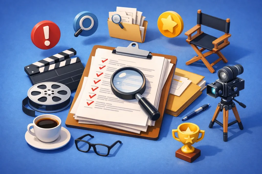 8 Hard Checks to Prepare Screenplay for Agents